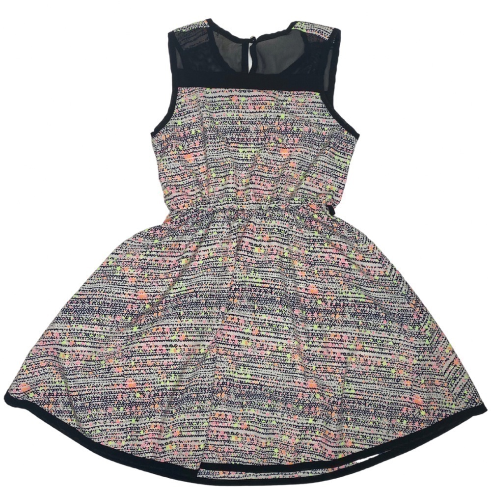 Monteau Girl Sleeveless Dress Multi-Color Sz 10-12 - Picture 2 of 6